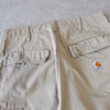 カーハート ロゴ カーゴパンツ ベージュ