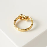 セリーヌ ダブルノット リング 指輪 GP ゴールド 15号 メンズ / レディース