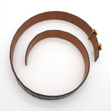 エルメス コンスタンス Hベルト アリゲーターベルト ブラック レディース