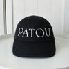 Patou Logo Cap Black