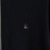 ステューシー Big Thermal Zip Shirt ワンポイントロゴ フルジップ サーマル ブラック メンズ