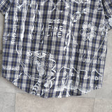 Palace Paint Check Short Sleeve Shirt, Blue