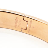 エルメス クリッククラックH PM バングル GP / ブラック