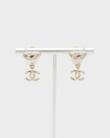 シャネル ココマーク トライアングル メタル ゴールド ピアス