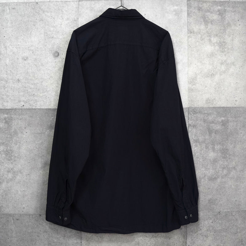 ドリス ヴァン ノッテン コットン / ナイロン 長袖シャツ ブラック