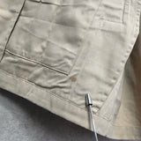 イヴ サンローラン ヴィンテージ YSLロゴ ブルゾン ジャケット ベージュ / モスグリーン