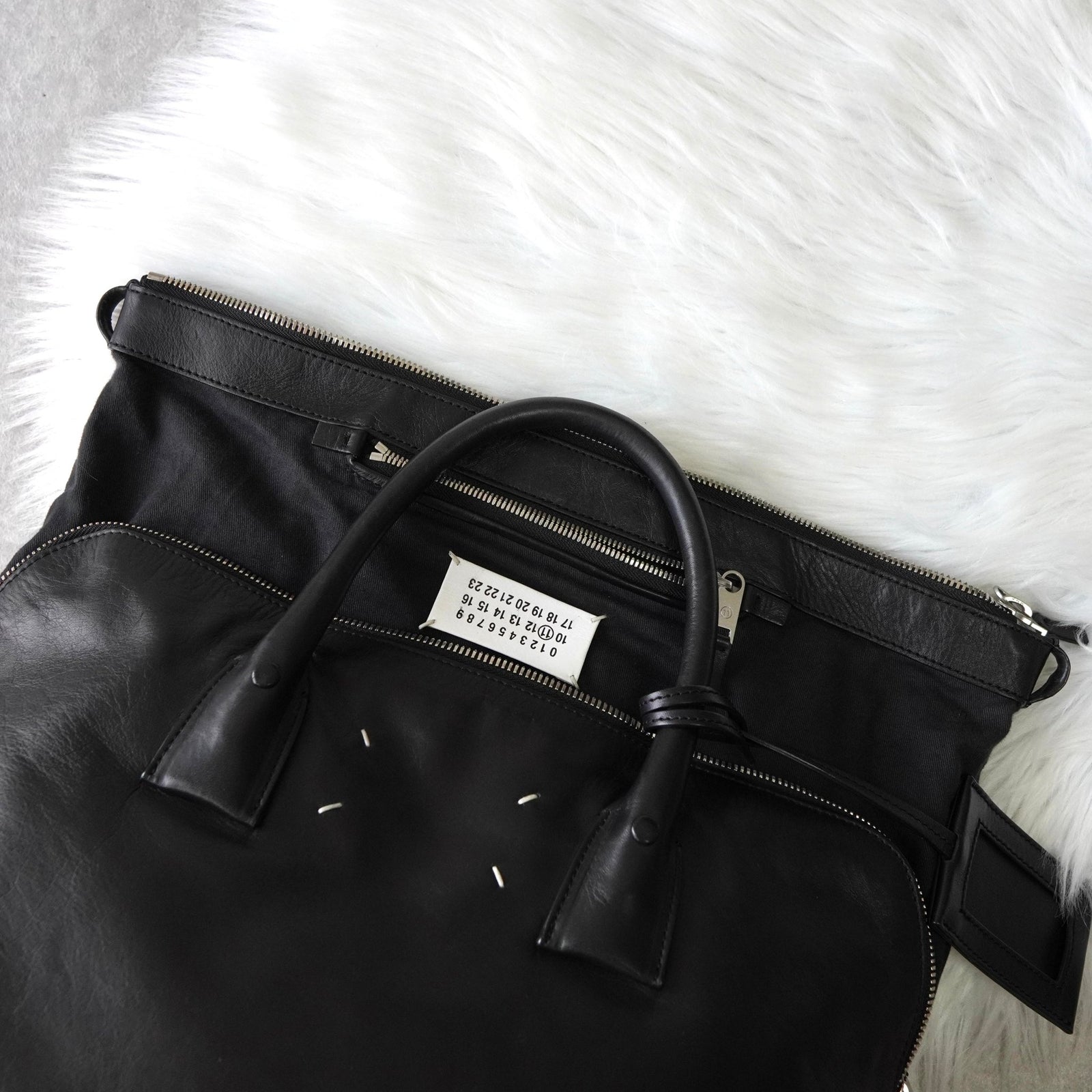 【美品】メゾンマルジェラ ラージ 5AC 2way トートバッグ ハンドバッグ Maison Margiela メゾンマルジェラ ハンドバッグ 2WAY/5AC DRAWSTRING