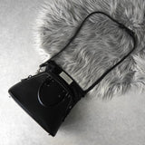 メゾン マルジェラ 5AC ミニ レザー 2way ハンドバッグ ショルダーバッグ クロスボディ ブラック - NEWSED
