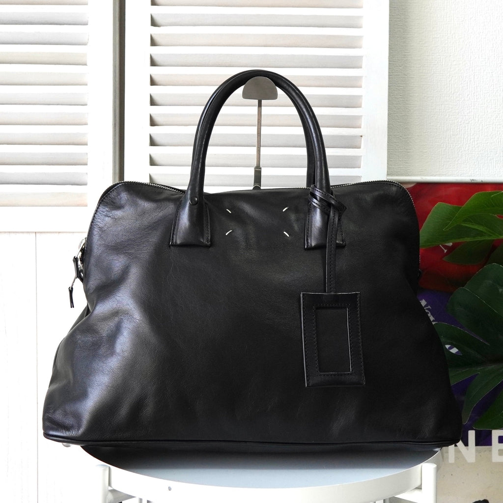 メゾン マルジェラ 5AC ラージ 2way ハンドバッグ ショルダーバッグ ブラック