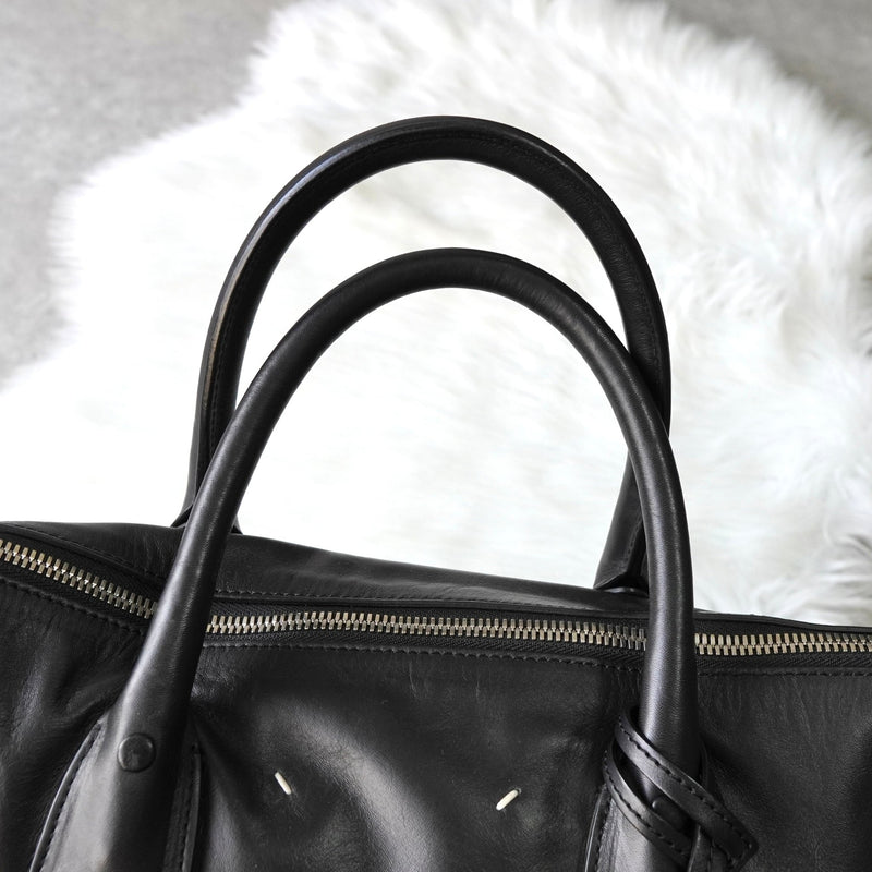 メゾン マルジェラ 5AC ラージ 2way ハンドバッグ ショルダーバッグ ブラック - NEWSED