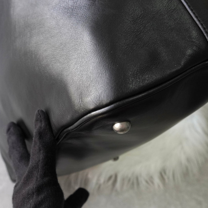 メゾン マルジェラ 5AC ラージ 2way ハンドバッグ ショルダーバッグ ブラック - NEWSED