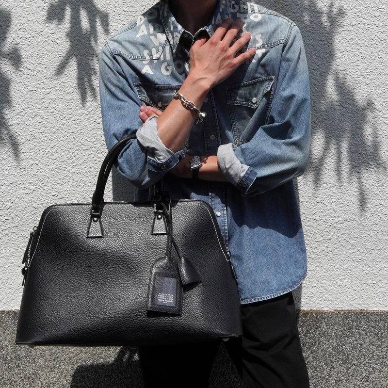 メゾン マルジェラ 5AC XL 2way ハンドバッグ ショルダーバッグ ブラック - NEWSED