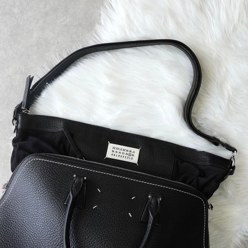 メゾン マルジェラ 5AC XL 2way ハンドバッグ ショルダーバッグ ブラック - NEWSED