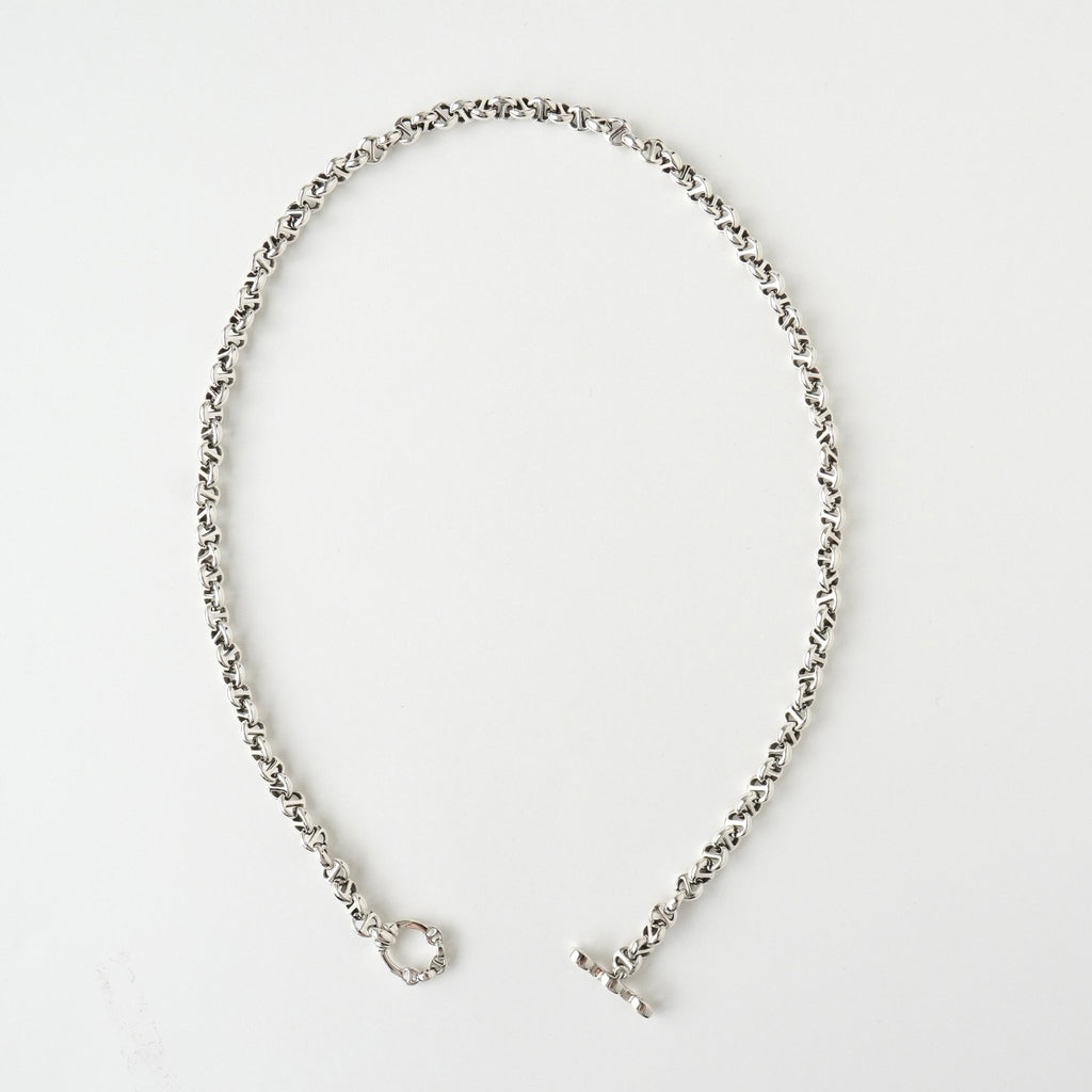 ホーセンブース 5MM OPEN-LINK シルバー925 ネックレス 105コマ