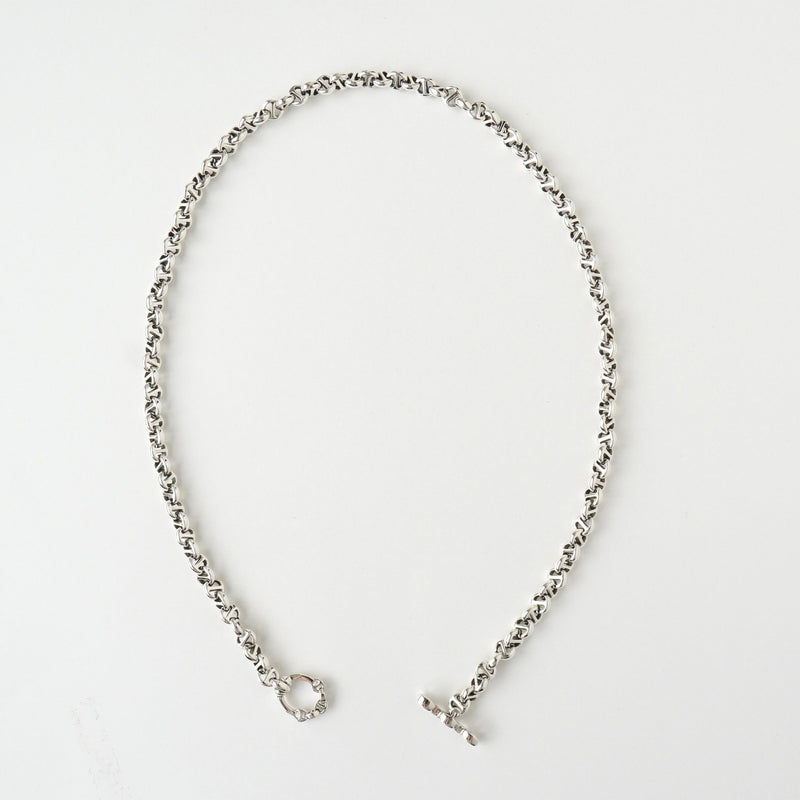 ホーセンブース 5MM OPEN - LINK シルバー925 ネックレス 105コマ - NEWSED