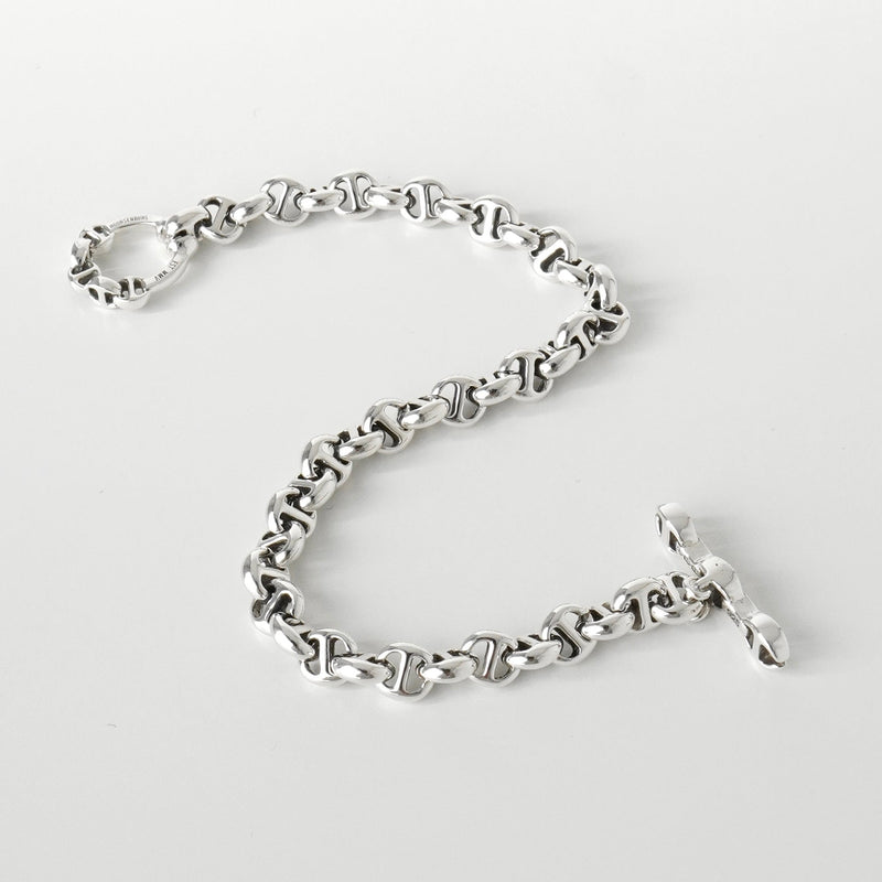 ホーセンブース 5MM OPEN - LINK シルバー925 ブレスレット 40コマ - NEWSED