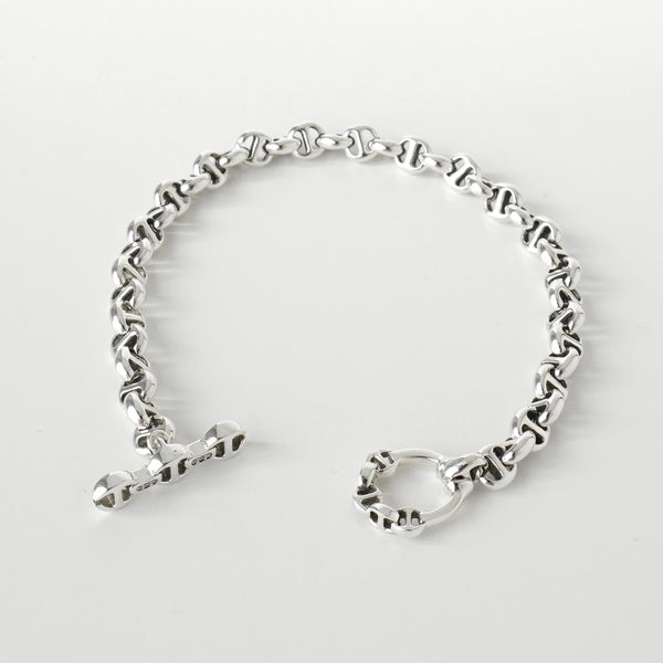 ホーセンブース 5MM OPEN - LINK シルバー925 ブレスレット 40コマ - NEWSED