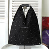 MM6 Maison Margiela 6 Print Japanese Bag Handbag Small Black Unused with Tags