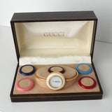 グッチ チェンジベゼル 6ベゼル クォーツ 白文字盤 レディース 稼働品 箱付き - NEWSED