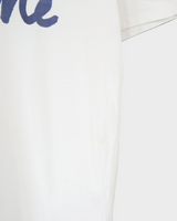 メゾン キツネ 筆記体ロゴ Tシャツ ホワイト M メンズ レディース