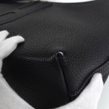 エルメス ベルランゴPM Hロゴ トゴ ショルダーバッグ ネイビー □E刻