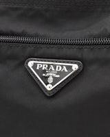 プラダ トライアングルロゴ ナイロン レザー ショルダーバッグ クロスボディ ブラック メンズ レディース