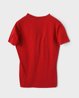 メゾン キツネ ロゴ Tシャツ レッド S レディース