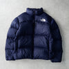 ザ ノースフェイス ヌプシ ロゴ ダウンジャケット ネイビー