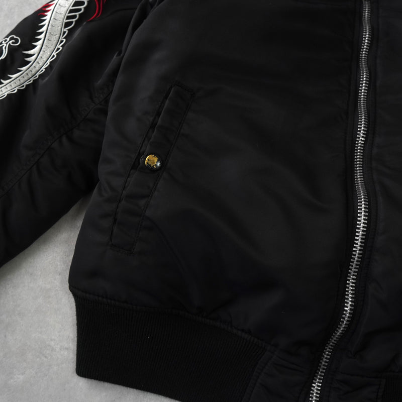 Schott × ANDERSSON BELL ショット × アンダースンベル 中綿 スカジャン MA-1 ボンバージャケット ブラック