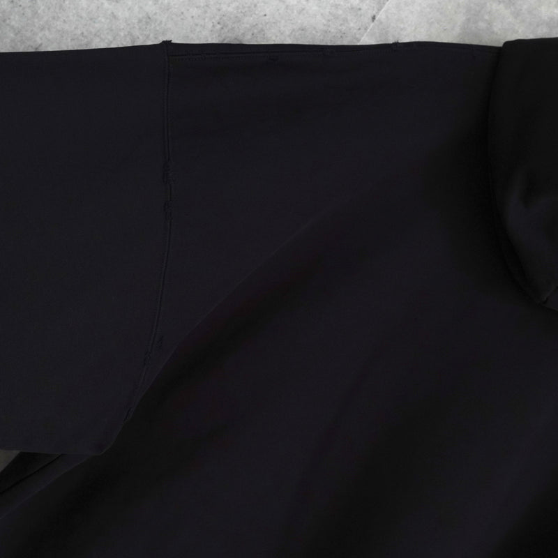 バレンシアガ TO MY LOVE HOODIE オーバーサイズ CD装飾 ダメージ加工 パーカー フーディー ブラック