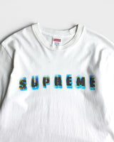 Stencil Tee シュプリーム ロゴ Tシャツ ホワイト