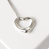 ティファニー オープンハート ネックレス シルバー925