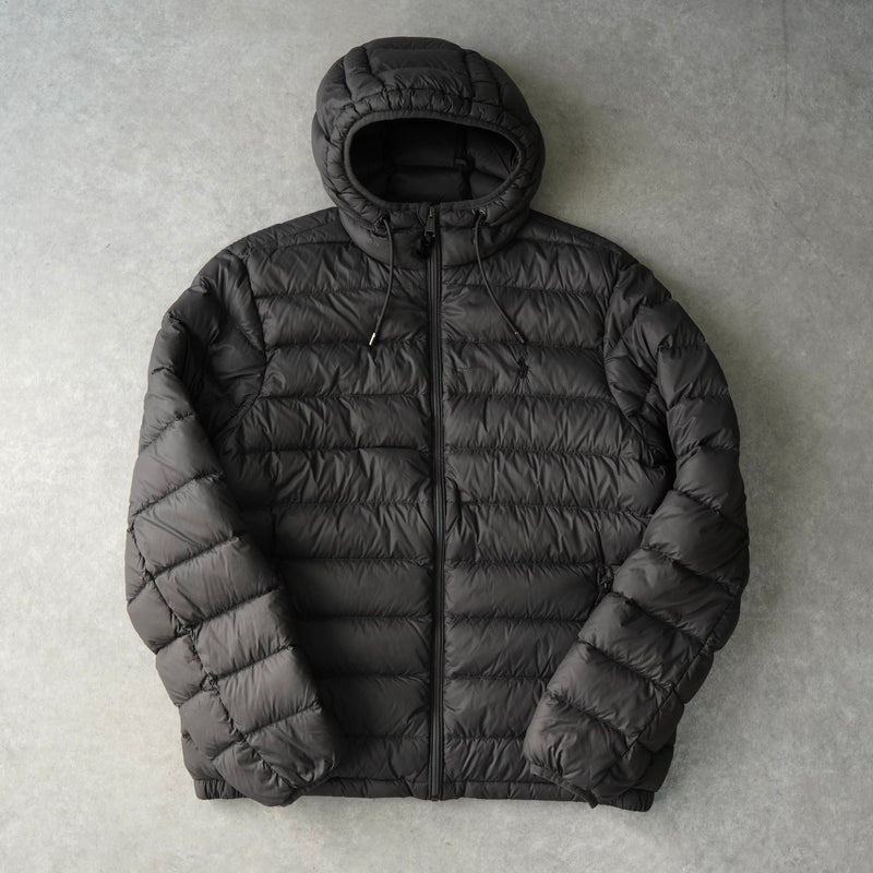 ポロ ラルフローレン ポニーロゴ ダウンジャケット グレー