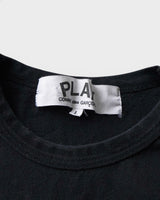 プレイ コム デ ギャルソン ハートロゴ Tシャツ ブラック