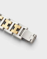 エルメス クリッパー 623750NL SS×GP QZ アイボリー文字盤 シルバー ゴールド レディース - NEWSED