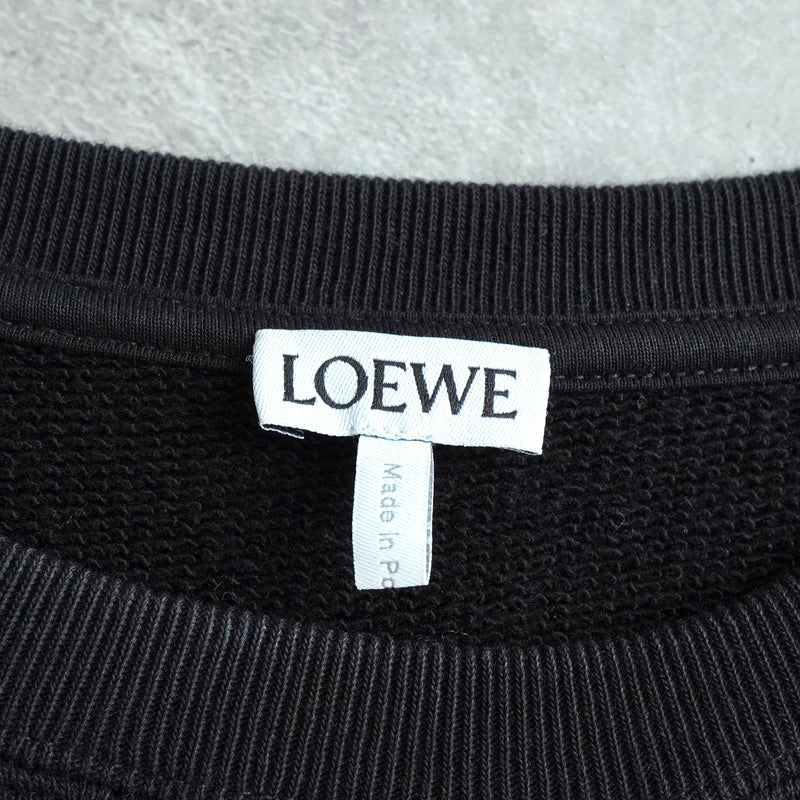 ロエベ アナグラム スウェット ブラック