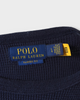 ポロ ラルフローレン スモールポニー 半袖ニット ネイビー L メンズ