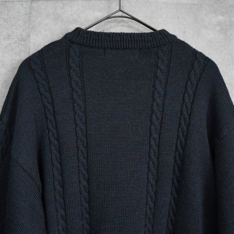 バーバリー ヴィンテージ ホースロゴ ニット グリーン系