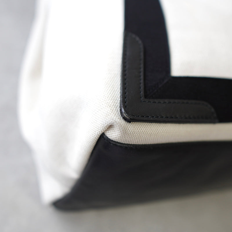 Navy Cabas Canvas Tote Bag - NEWSED