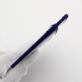 イヴ サンローラン YSLロゴ エナメル カードケース ブルー 箱付き