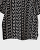 マークジェイコブス 総柄 Tシャツ ブラック アイボリー M レディース