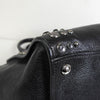 プラダ レザー ビジュー スタッズ 2way ハンドバッグ ショルダーバッグ ブラック