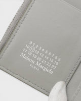 マルジェラ グラムスラム レザー 三つ折り財布 グレー