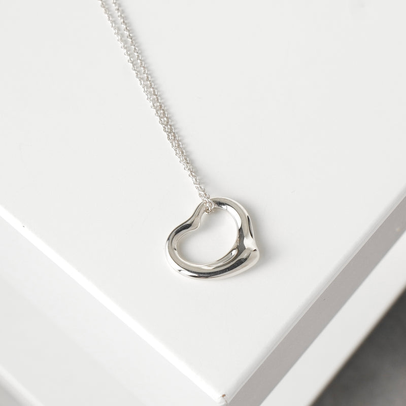ティファニー オープンハート ネックレス シルバー925