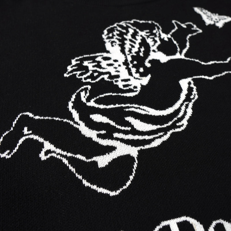 ガールズドントクライ エンジェル ニット ブラック