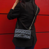 シャネル ココマーク マトラッセ ターンロック ラムスキン プラスチックチェーン ショルダーバッグ ブラック 6番台7桁 - NEWSED