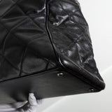 シャネル スポーツライン マトラッセ キャビアスキン ボーリングバッグ ボストンバッグ ブラック 6番台7桁 - NEWSED