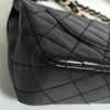 シャネル ココマーク マトラッセ ターンロック ラムスキン プラスチックチェーン ショルダーバッグ ブラック 6番台7桁