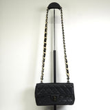 シャネル ココマーク マトラッセ ターンロック ラムスキン プラスチックチェーン ショルダーバッグ ブラック 6番台7桁 - NEWSED