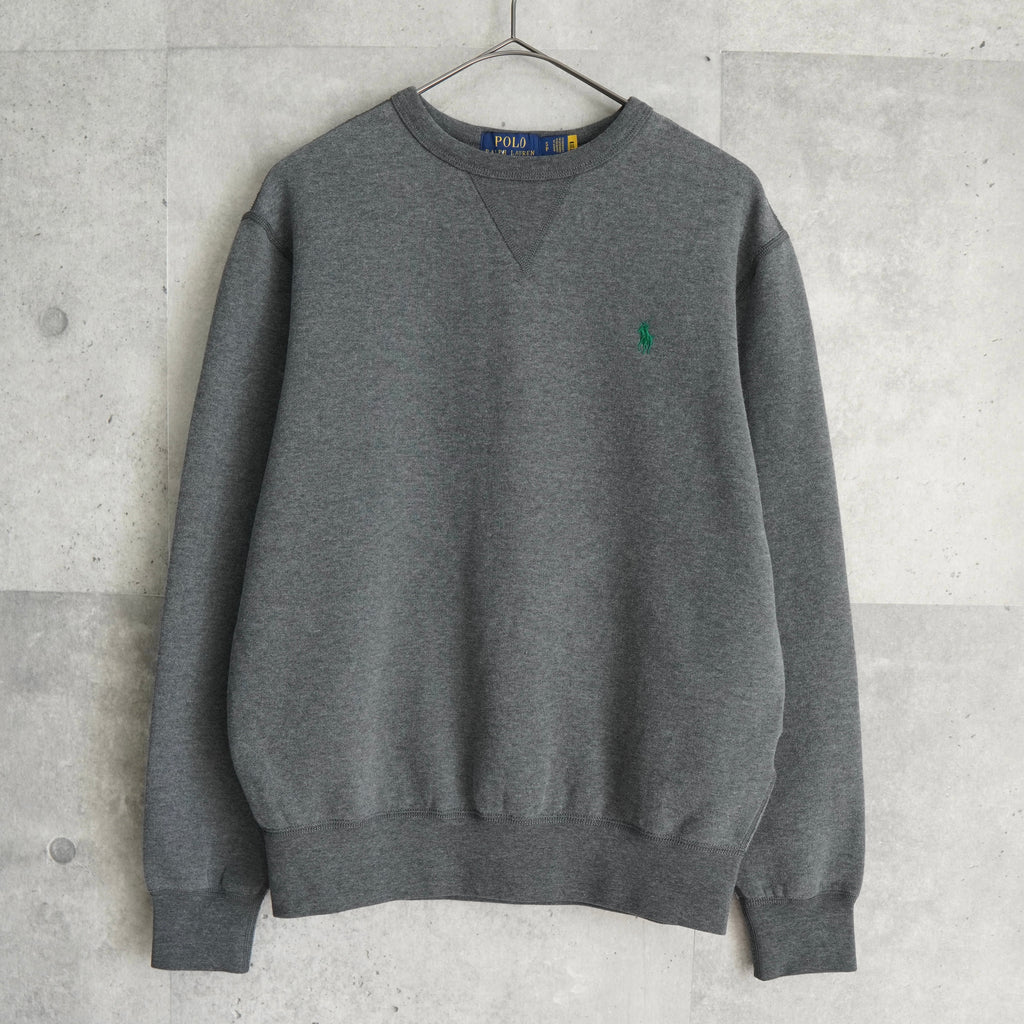 ポロ ラルフローレン ポニーロゴ スウェット グレー